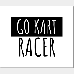 Go kart racer Posters and Art